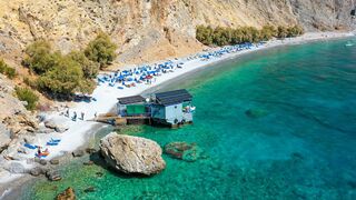 Glyka Nera beach Chania Crete Greece