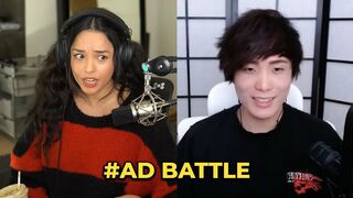 Sykkuno & Valkyrae Sponsor Battle in Miyoung Stream