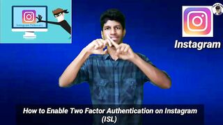 How to Enable Two Factor Authentication on Instagram (ISL)