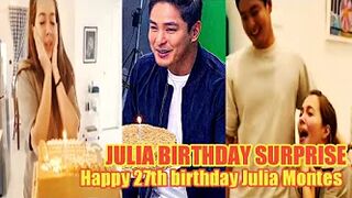 Full video!Coco at mga celebrities nagbigay ng mensahe para sa birthday ni julia montes