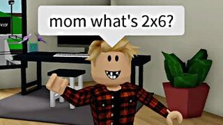 When your mom does your homework (meme) ROBLOX