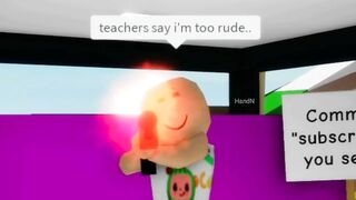 When cocomelon doesn't wanna go to school (meme) ROBLOX