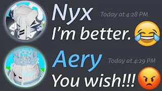 If Nyx And Aery Became Rivals.. (Roblox BedWARS)