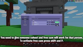 Free Camera Mode = Cheating - Roblox Bedwars