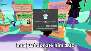 Donating ROBUX In PLS Donate!⭐ | + Voice Reveal (Roblox)