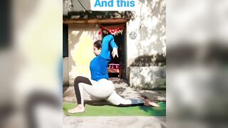 YOGA BACKBEND WITH SIDE STRETCH | HIP MOBILITY | Yoga Girl | INDIAN YOGA STUDIO