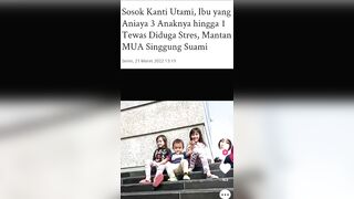 VIRAL! Kumpulan TikTok Kanti Utami MUA Dan Tiga Anak Kandungnya