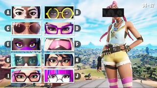 GUESS THE EYES - VERY HARD - ⏸️ PAUSE VIDEO - FORTNITE CHALLENGE | tusadivi