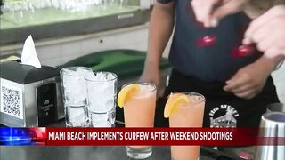 Miami Beach curfew starts at midnight Thursday