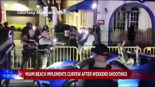 Miami Beach curfew starts at midnight Thursday