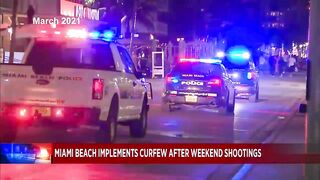 Miami Beach curfew starts at midnight Thursday