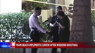 Miami Beach curfew starts at midnight Thursday