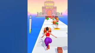 Twerk game level3 || ????Run fat aunty