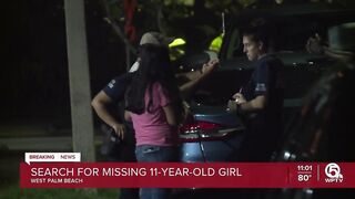 Police search for missing 11-year-old girl in West Palm Beach