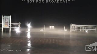 9/22/23 Virginia Beach Oceanfront - Intense winds from Tropical Storm Ophelia