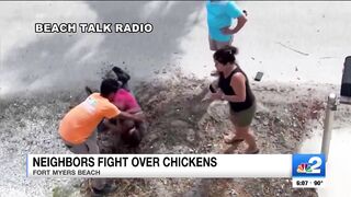 2 arrested after brawl erupts on Fort Myers Beach over roaming chickens