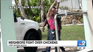 2 arrested after brawl erupts on Fort Myers Beach over roaming chickens