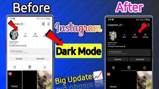 Instagram Dark Mode On कैंसे करे || How to turn on dark mode in Instagram || Dark Mode