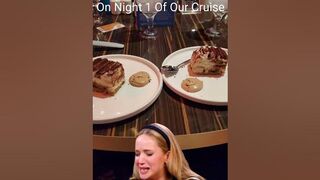 Do You Order 2 Desserts? #hlwt #shorts #cruise #dessert #food #vlog #travel #yummy #fave #vacation