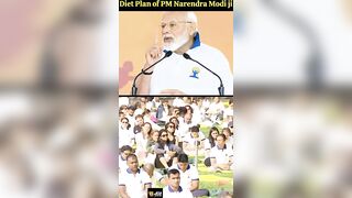 Narendra Modi Ji Diet Plan in Hindi | Celebrity Diet Plan || #narendramodi #primeminister #shorts