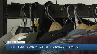 Suit giveaways at Buffalo Bills away games helping to spread the 'Buffalove'