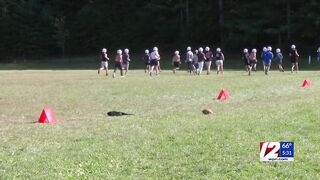 RI football team hosting home games on two different fields because of sinkholes