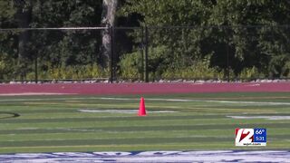 RI football team hosting home games on two different fields because of sinkholes