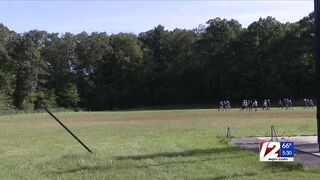 RI football team hosting home games on two different fields because of sinkholes