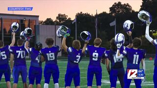 RI football team hosting home games on two different fields because of sinkholes