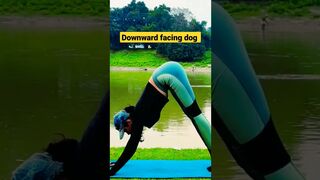 Downward facing dog Pose yoga poses best yoga pose yoga posture yoga for beginners @PamelaRf1