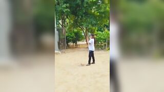 #Saturdayvibes enjoying #cricket full masti after yoga????????