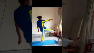 Alphabetical yoga poses #yoga #shorts #short #youtubeshorts