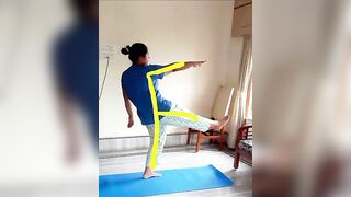 Alphabetical yoga poses #yoga #shorts #short #youtubeshorts