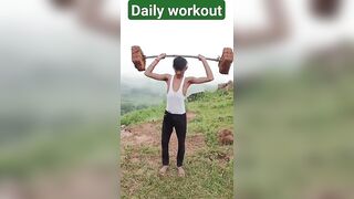 Daily workout ll Dileep Rajpoot ll Yoga study with farming vlogs #dailyworkout