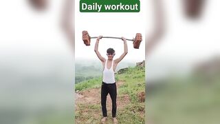 Daily workout ll Dileep Rajpoot ll Yoga study with farming vlogs #dailyworkout