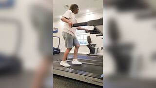 #shorts || Treadmill Dancercise Warmup Awakening #balance #stretching #cardio #fitness #jogging