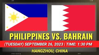 GILAS PILIPINAS GAME SCHEDULE TODAY September 26, 2023 | Asian Games 2023