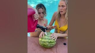 Stretching a Watermelon with plungers- pt 1