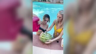 Stretching a Watermelon with plungers- pt 1