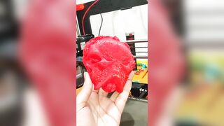 Skull Roses ???????? Flexible ❗3D Print #asmr #satisfying #satisfyingvideo #3d #3dprinting #3dprint