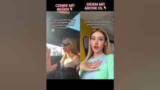 Kim Daha iyi Yapmış? Cemre Solmaz Didem Acar Yeni Tiktok Videosu Ben Körmüyüm #shorts #tiktok