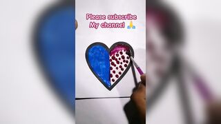 hart painting #youtubeshorts #funnyshorts #painting #tiktok #usa