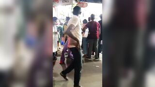 Chammak Challo ???? Crazy Dance Challenge in Public #shorts #youtubeshorts #challenge