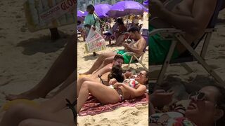 Rio de Janeiro IPANEMA BEACH Brazil ???? #shortsfeed #shortvideo #riodejaneiro #travel #shorts #rjd