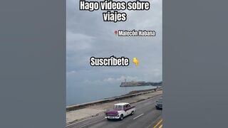 Malecón de La Habana #travel #havana #cubano #malecon #shortsyoutube #shorts #shortsfeed #travelvlog