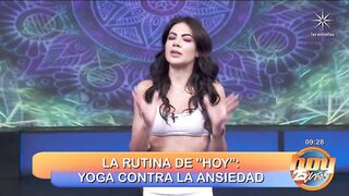 Posturas de yoga para relajar la mente y controlar la ansiedad | Programa Hoy