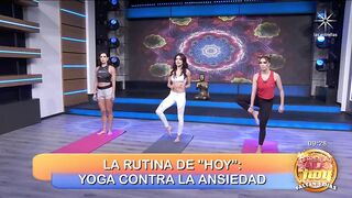 Posturas de yoga para relajar la mente y controlar la ansiedad | Programa Hoy