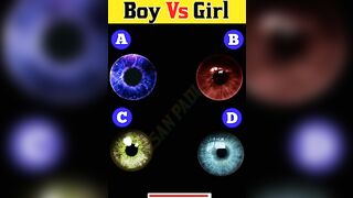 Girl's Vs Boy's || Brain Test challenge #shorts