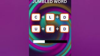 Unscramble the Word Challenge - Test Your Vocabulary! #shorts #jumbledwords #scrambledwords #puzzle