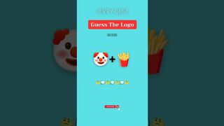 Guess The Logo by emoji challenge???????? #riddle #quiz #logoquizgames #shorts #shortfeed